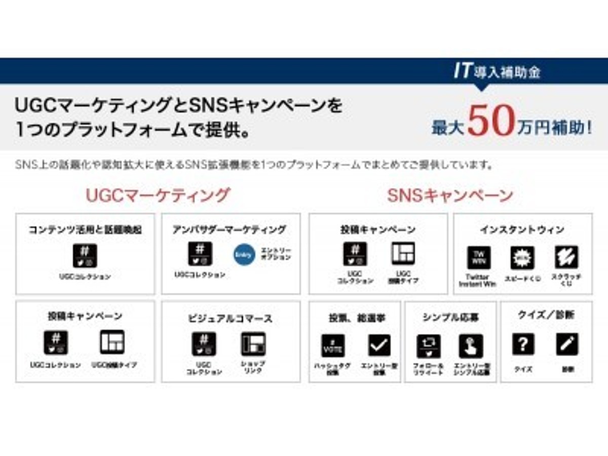 「IT導入補助金の対象ツールに認定。SNS有効活用ができるマーケティングエンジン「OWNLY(オウンリー)」」の見出し画像
