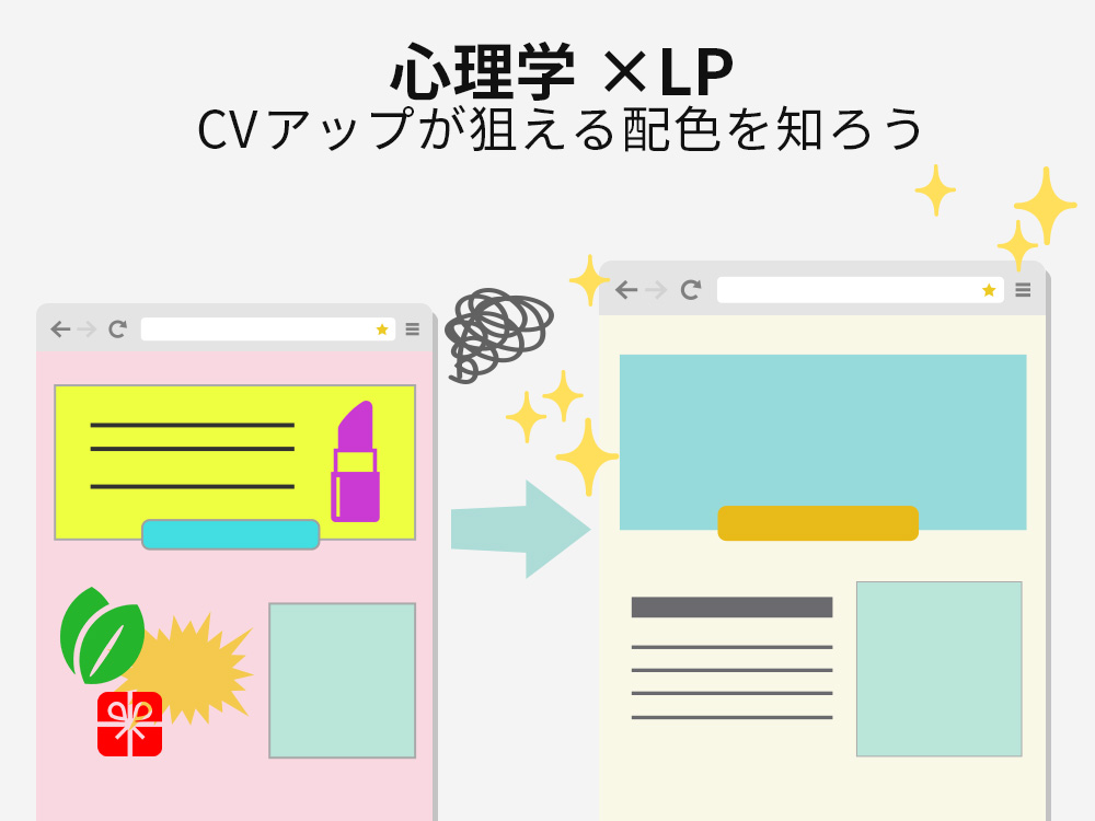 LP（ランディングページ）の効果を上げる色の選び方とは？色彩心理学に基づく制作術
