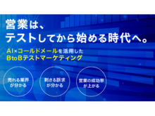 「セールスプロセス株式会社のBtoB営業支援サービス『AIアポ for BtoBテストマーケティング』の販売取り扱いを開始」の見出し画像