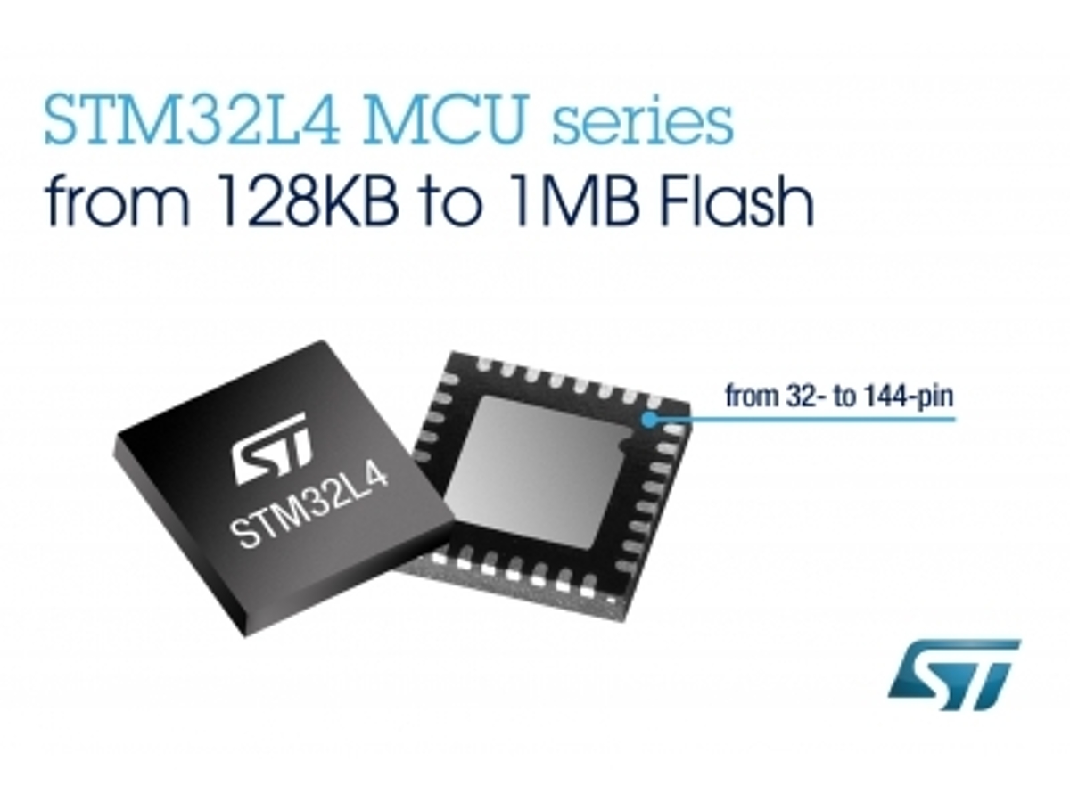 「ARM(R)Cortex(R)-M4マイコンでクラス最高の電力効率を実現するSTM32L4のポートフォリオを拡張」の見出し画像