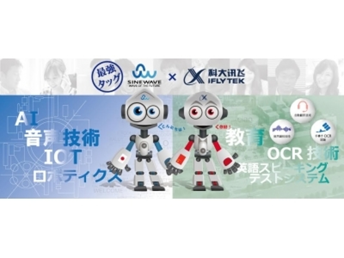 「音声技術研究開発の『サインウェーブ』、人工知能(AI) /音声技術の中国ベンチャー大手『アイフライテック(iFLYTEK)』との業務提携を締結、音声・人工知能(AI)コア技術の提供が可能に!」の見出し画像
