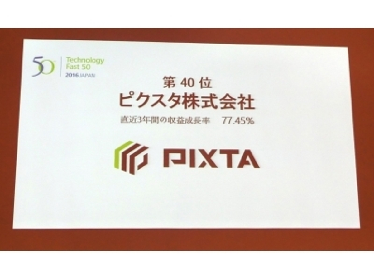 「第14回「日本テクノロジー Fast50」で40位を受賞 」の見出し画像