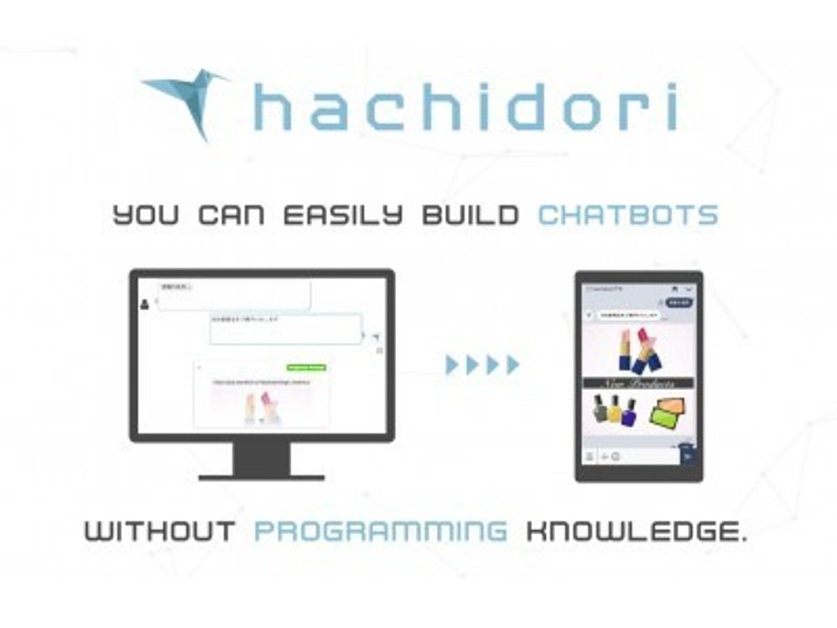 「hachidori株式会社、チャットボット作成ツール「hachidori」の無料版をリリース」の見出し画像
