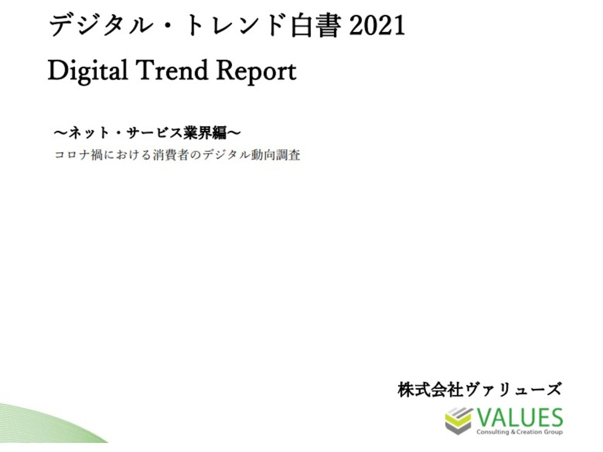 ～ネット・サービス業界編～コロナ禍における消費者のデジタル動向調査