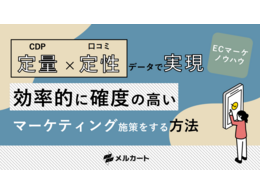「CDPと口コミデータで実現！効率的に確度の高いマーケティング施策をする方法」の見出し画像