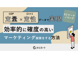 「CDPと口コミデータで実現！効率的に確度の高いマーケティング施策をする方法」の見出し画像