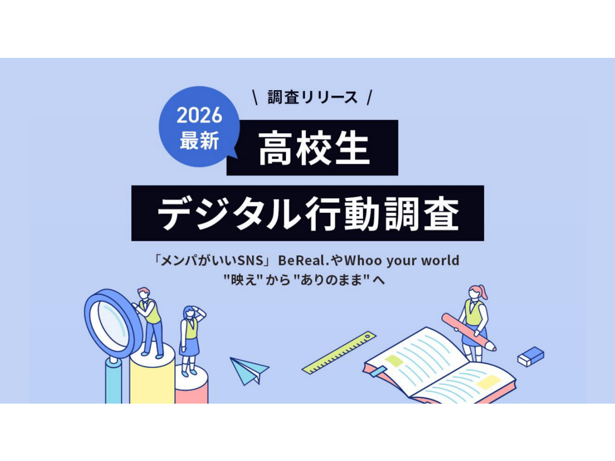 資料「高校生デジタル行動調査！「メンパがいいSNS」BeReal.やwhoo your world～“映え”から“ありのまま”へ～」の表紙画像