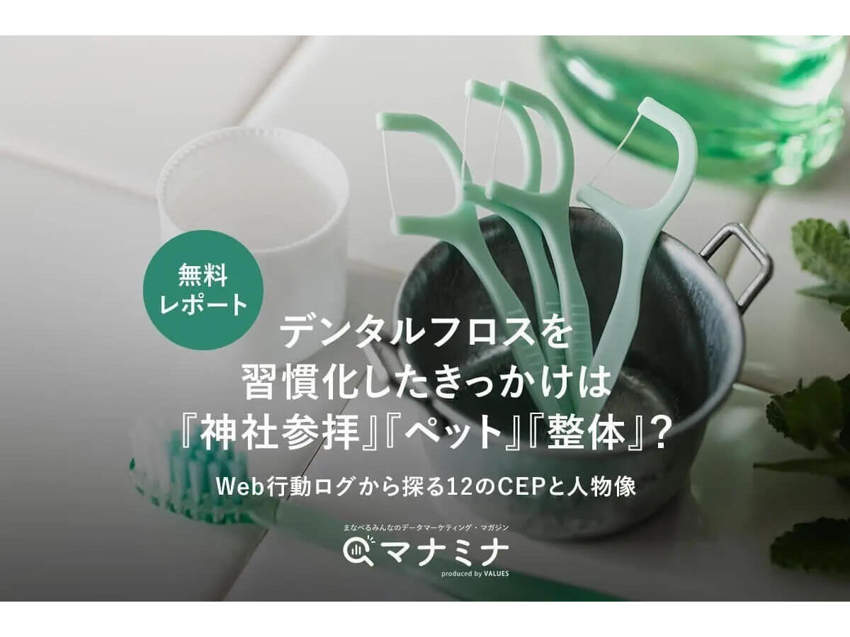 資料「デンタルフロスを習慣化した人のCEPと人となりの調査結果」の表紙画像