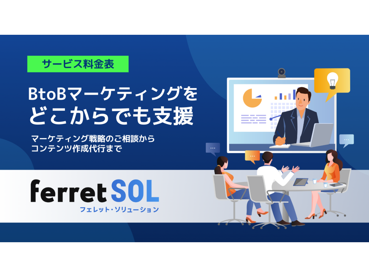 資料「ferretソリューションサービス紹介資料」の表紙画像