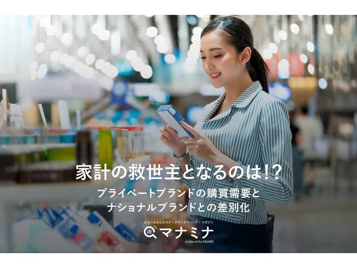 資料「プライベートブランドとナショナルブランドの購買実態調査」の表紙画像