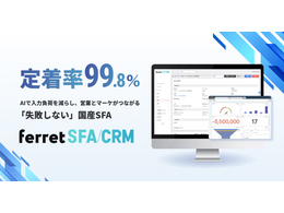 ツール「ferret SFA/CRM」の説明画像